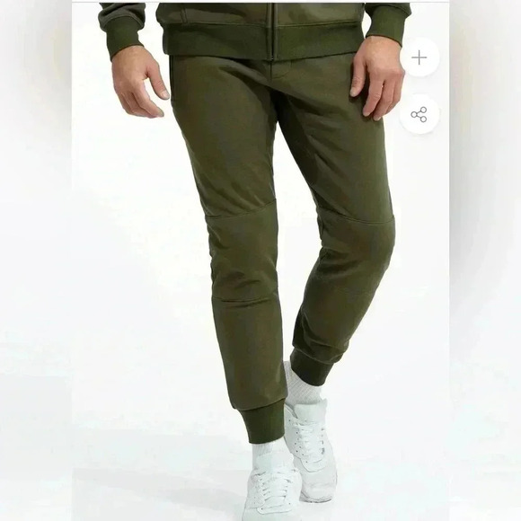 Swet Tailor Stretch Fleece Jogger Army Green Size Large NWT - Picture 1 of 4